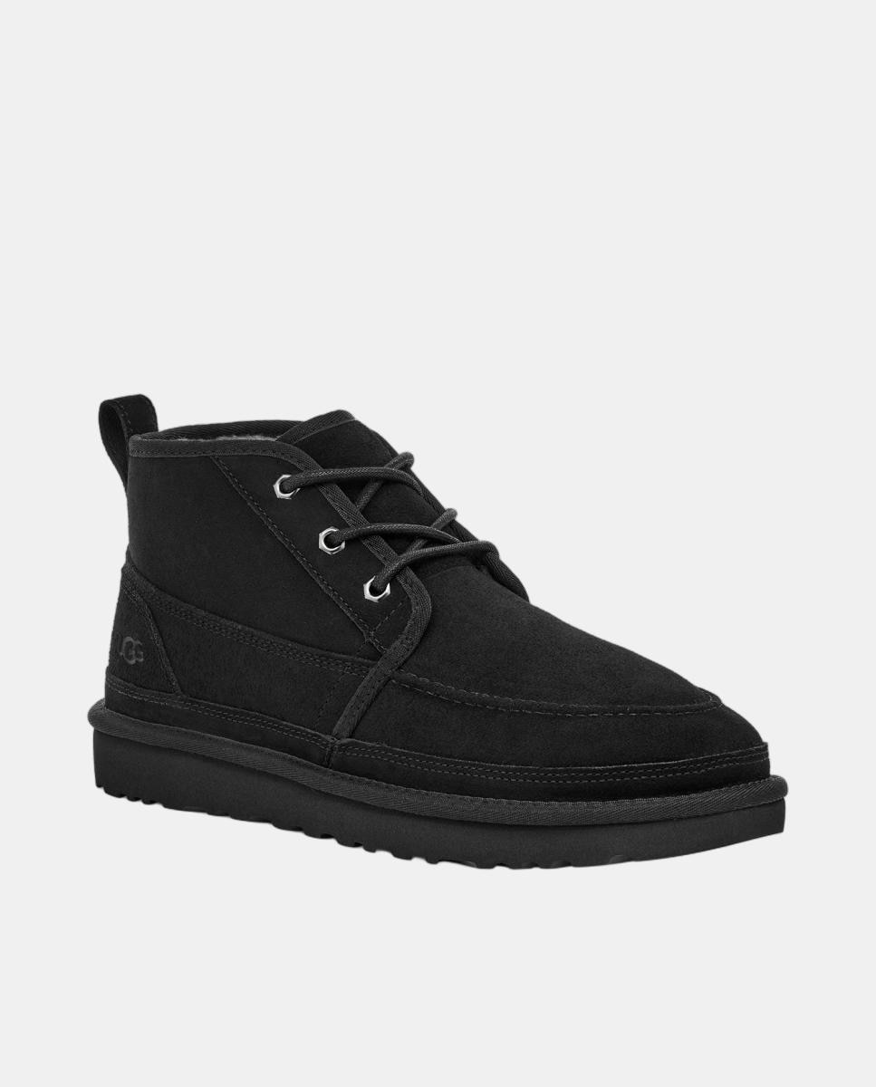 Botín cordones de piel nobuck neumel moc nobuck - UGG - Negro Negro-2