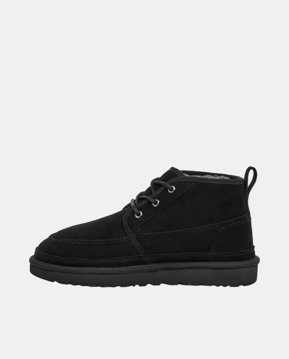 Botín cordones de piel nobuck neumel moc nobuck - UGG - Negro Negro-3