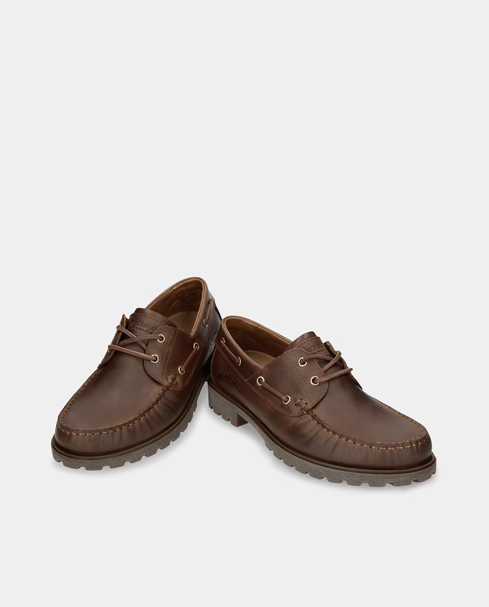 Náuticos em Pele com Forro de Pele Couro-2