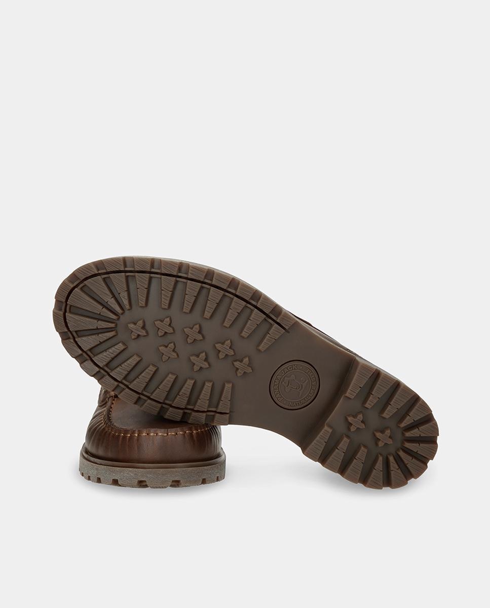 Náuticos em Pele com Forro de Pele Couro-3