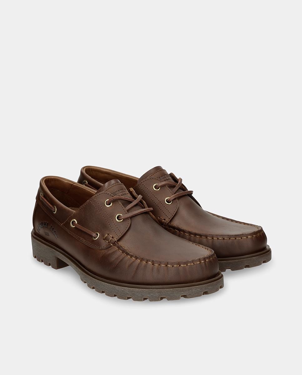 Náuticos em Pele com Forro de Pele Couro-4