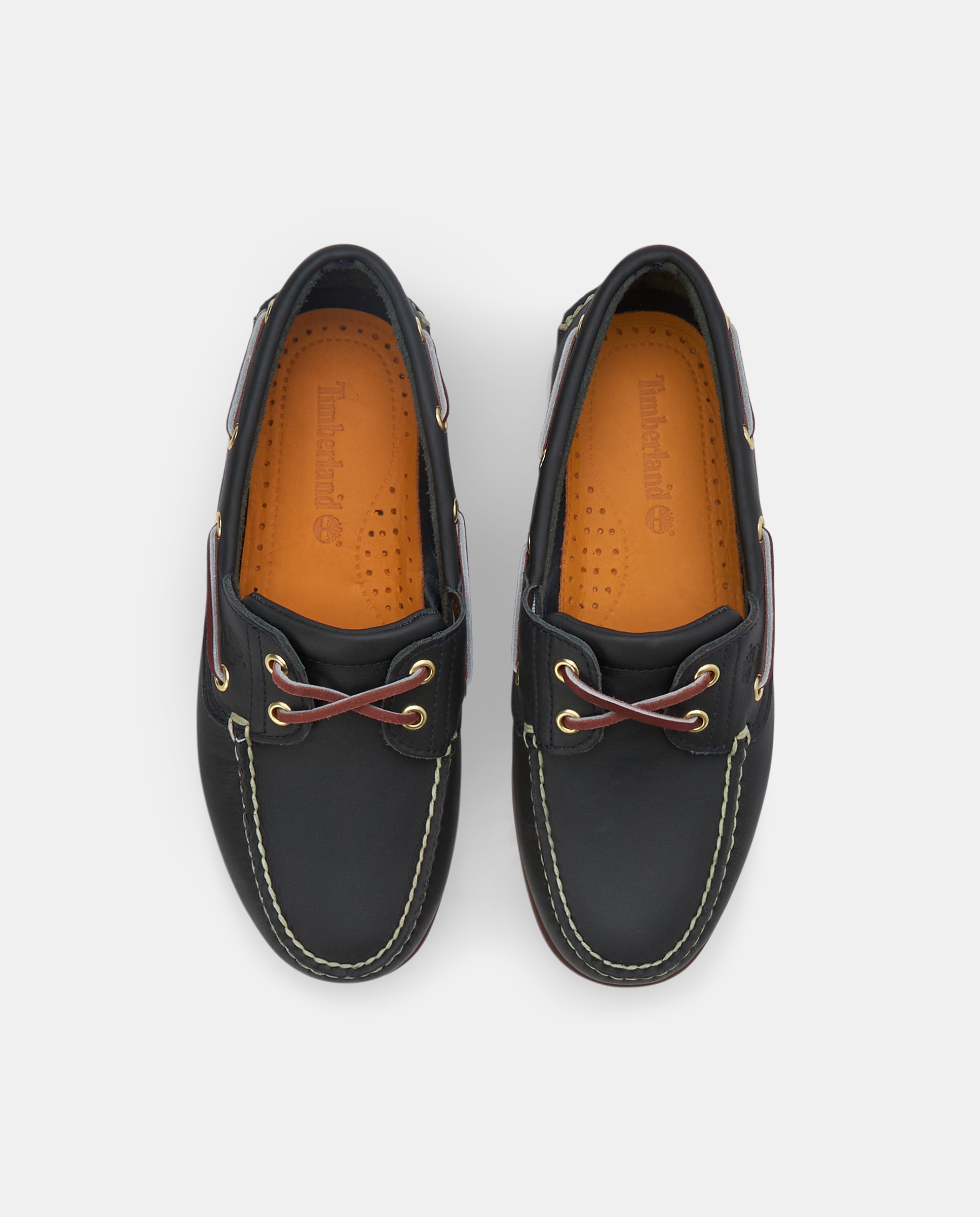 Náuticos em Pele Clássicos Azul-marinho-4