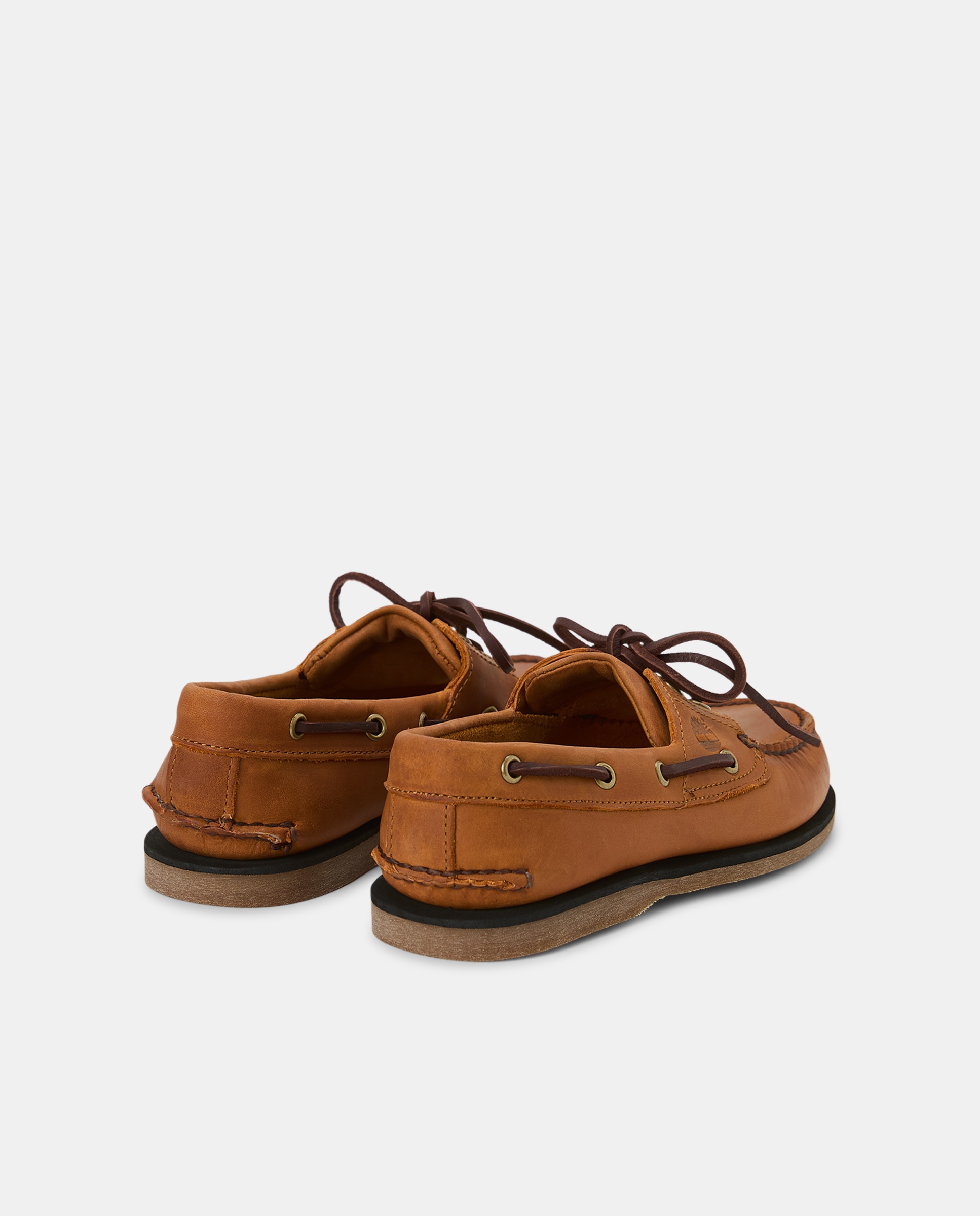 Náuticos em Pele Clássicos Bege-3