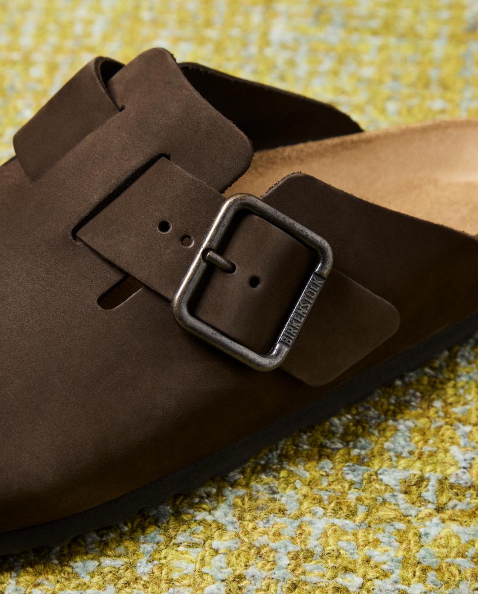 Mules em Pele Nobuck Castanho-6