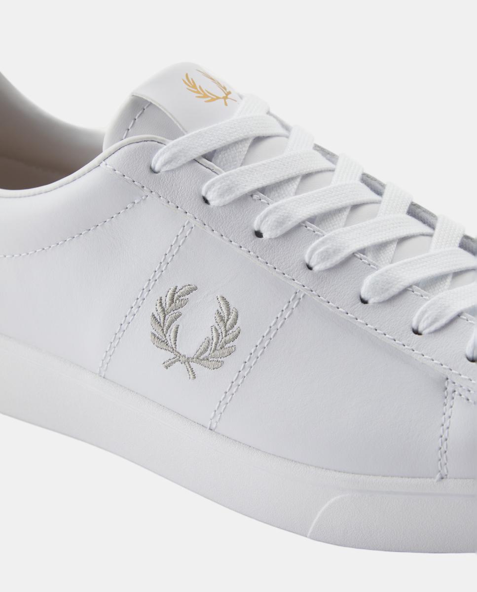 Zapatilla spencer leather - Fred Perry - Blanco Blanco-2