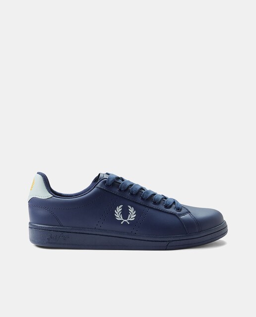 Fred Perry — Zapatillas de hombre tipo casco bajas en piel con detalle de logotipo