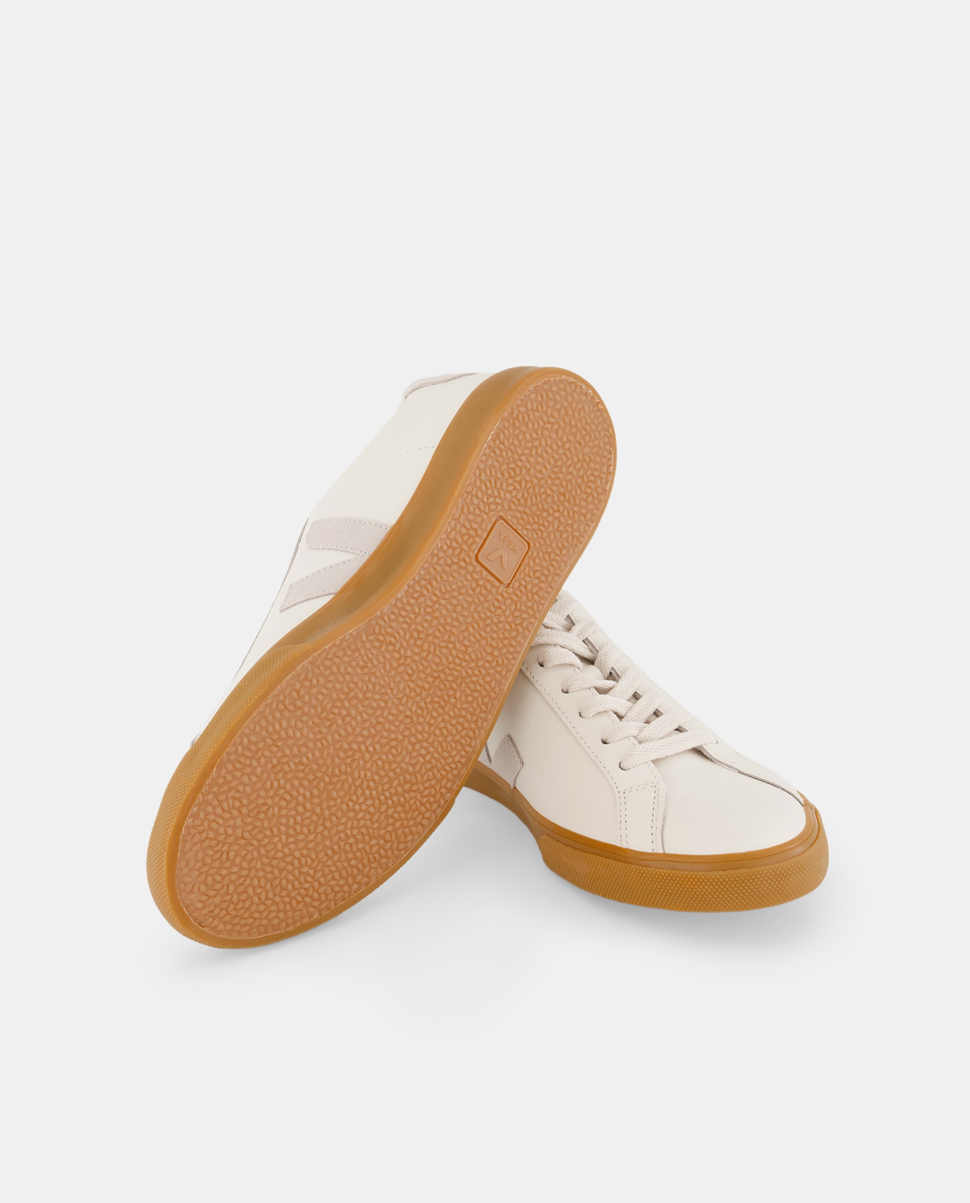 Sapatilhas Baskets Esplar em Pele Branco Total-4