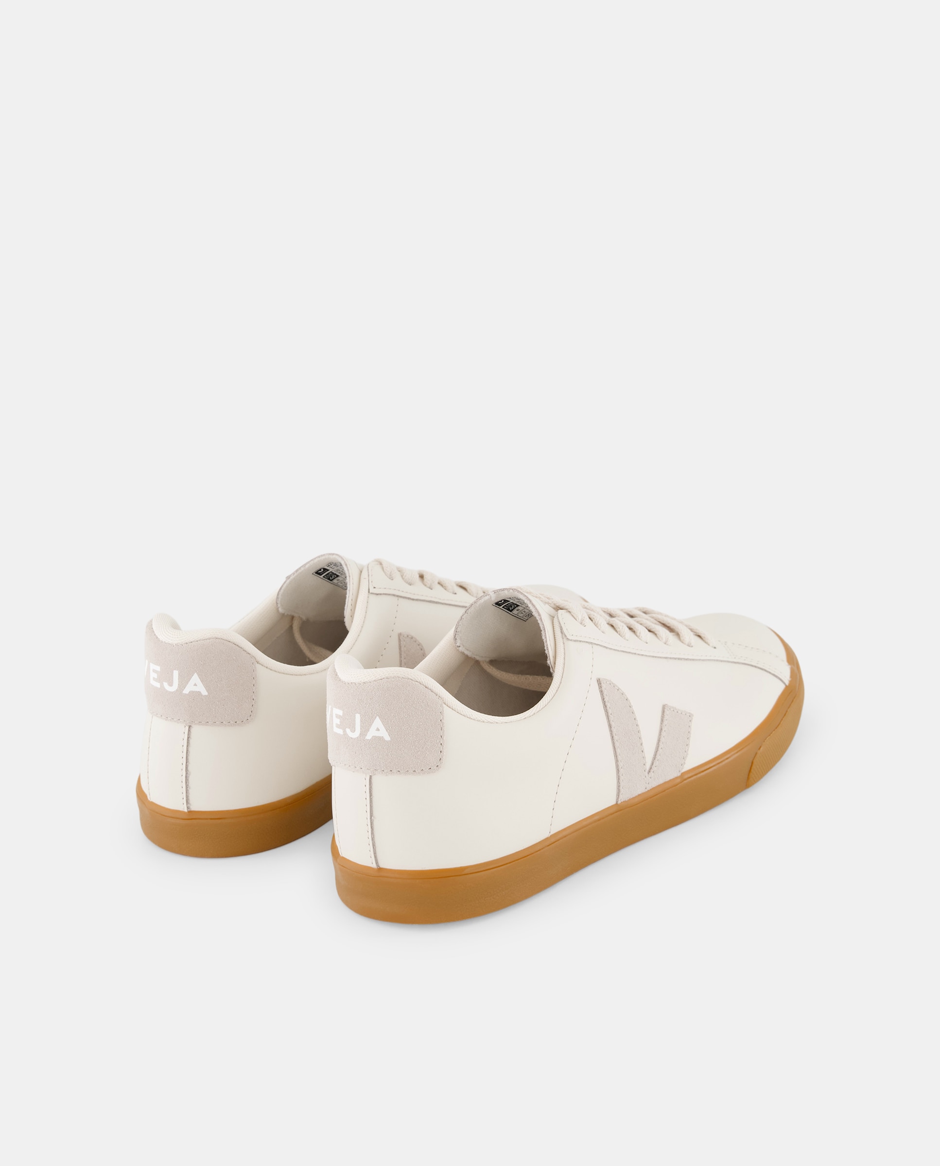 Sapatilhas Baskets Esplar em Pele Branco Total-5