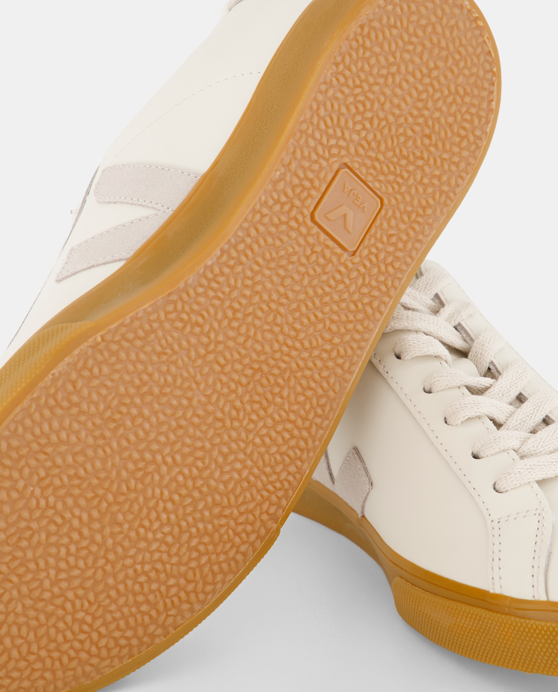 Sapatilhas Baskets Esplar em Pele Branco Total-7