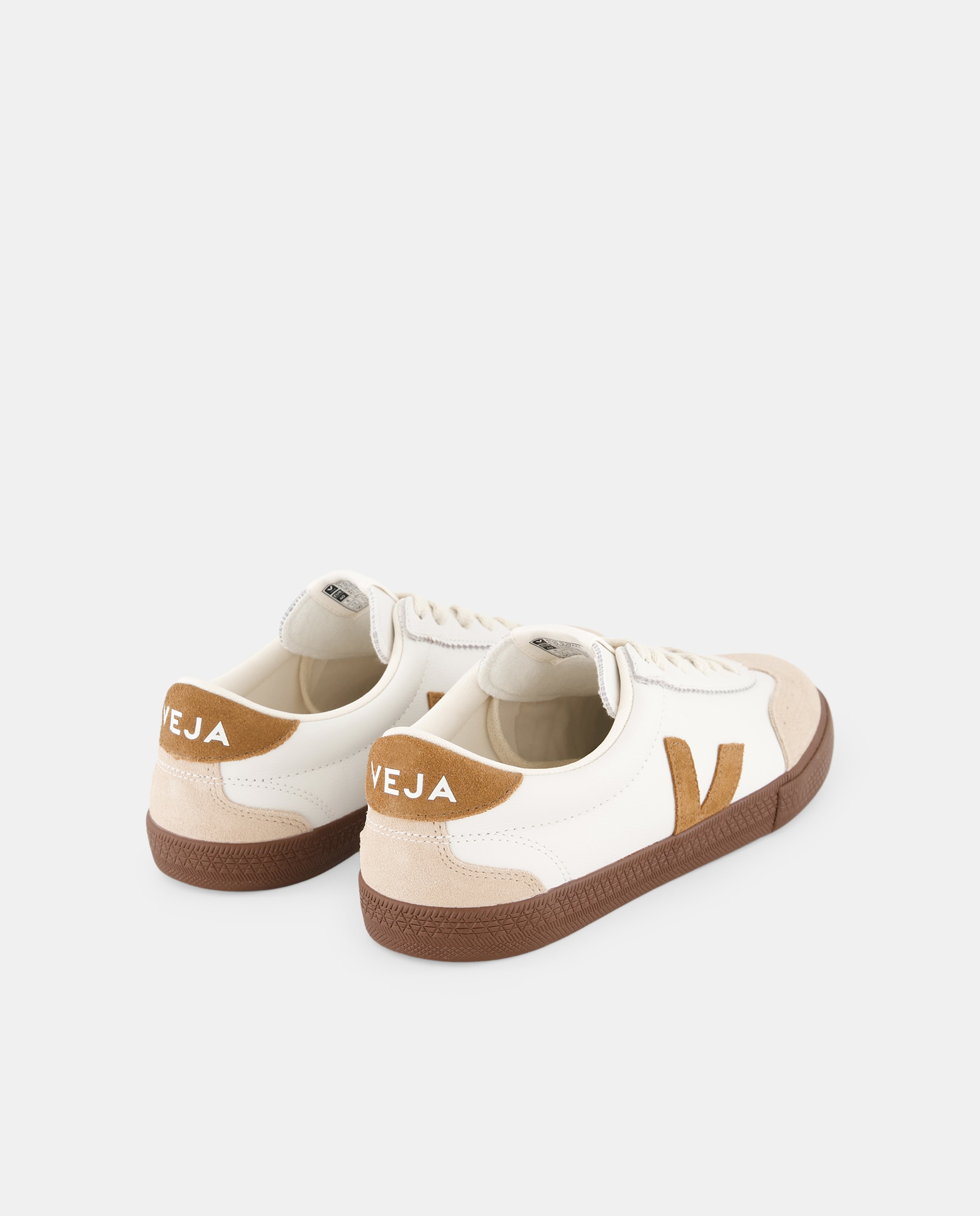 Sapatilhas Baskets Volley em Pele Branco Total-5