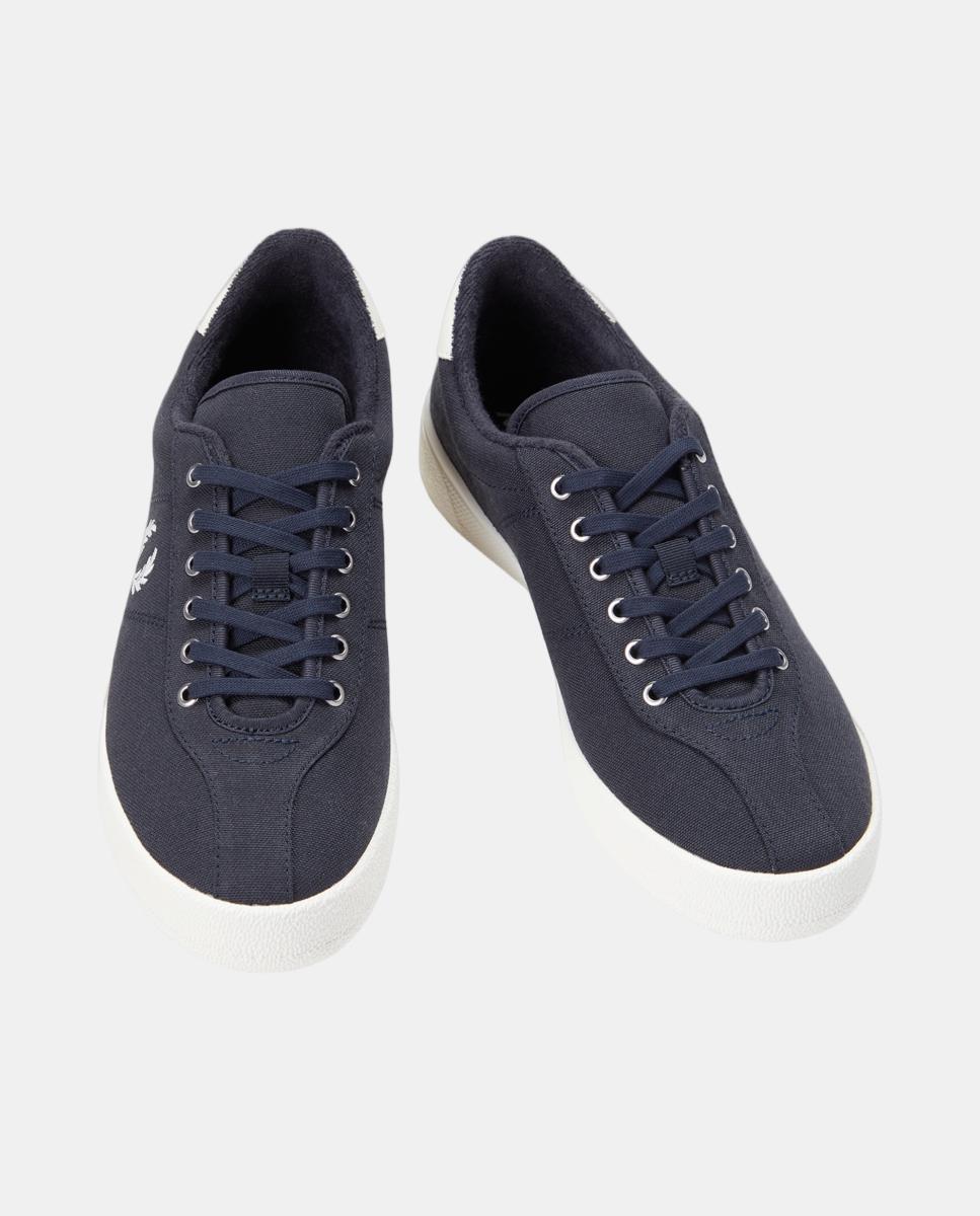 Zapatilla hombre tennis Shoe poly canvas - Fred Perry - Azul marino Azul marino-5