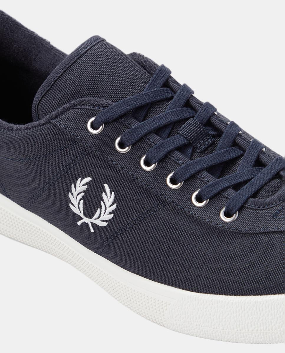 Zapatilla hombre tennis Shoe poly canvas - Fred Perry - Azul marino Azul marino-6