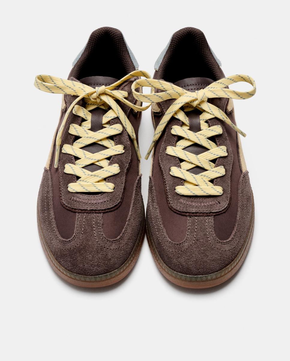 Zapatillas de mujer en piel bajas con suela de goma - Hoff - Marrón oscuro Marrón oscuro-4
