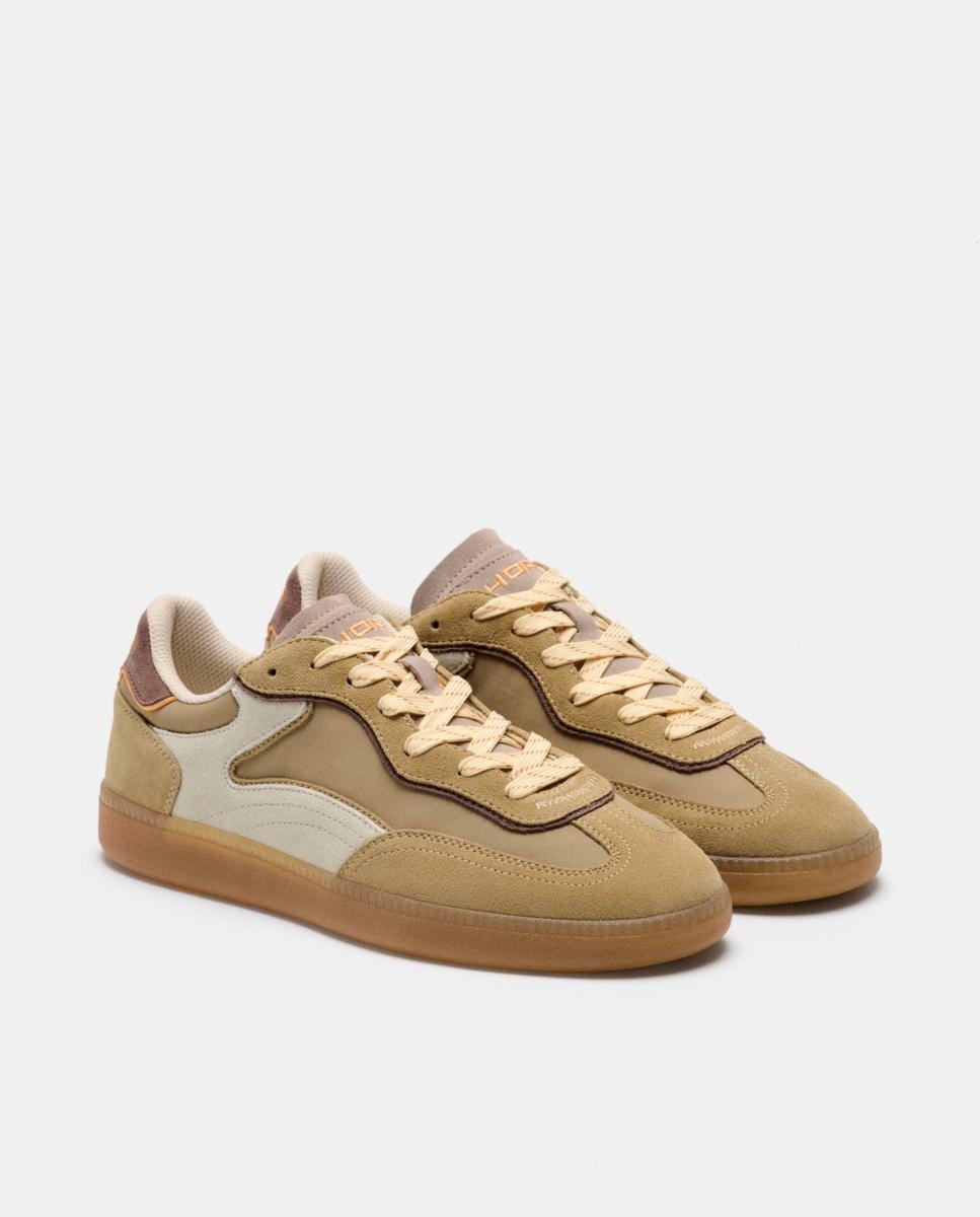 Zapatillas de mujer en piel bajas con suela de goma - Hoff - Verde Oliva Verde Oliva-2