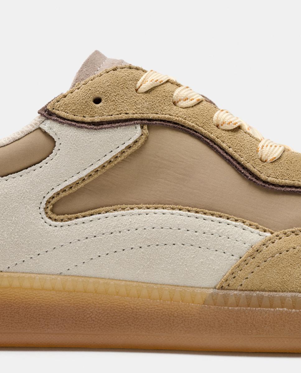 Zapatillas de mujer en piel bajas con suela de goma - Hoff - Verde Oliva Verde Oliva-3