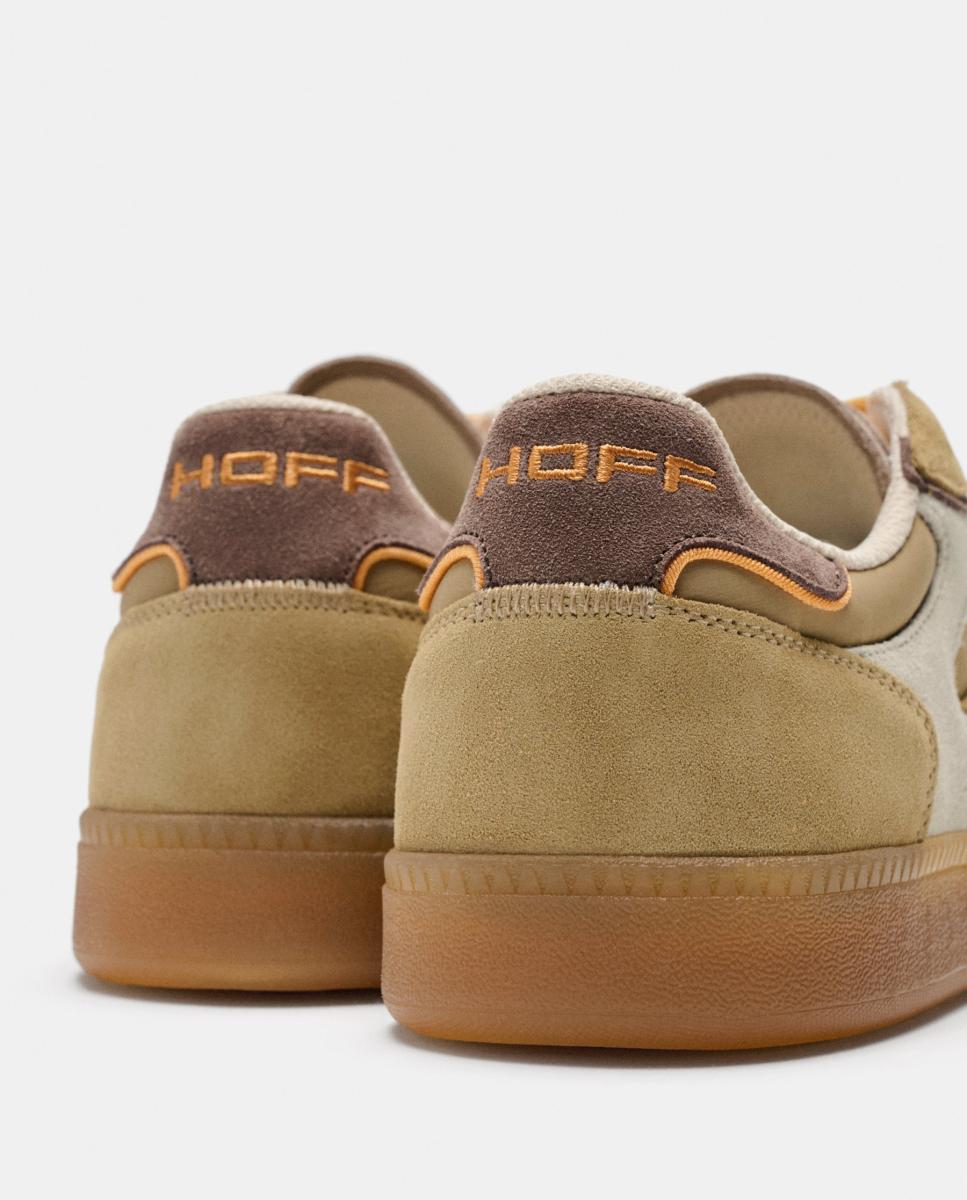Zapatillas de mujer en piel bajas con suela de goma - Hoff - Verde Oliva Verde Oliva-5