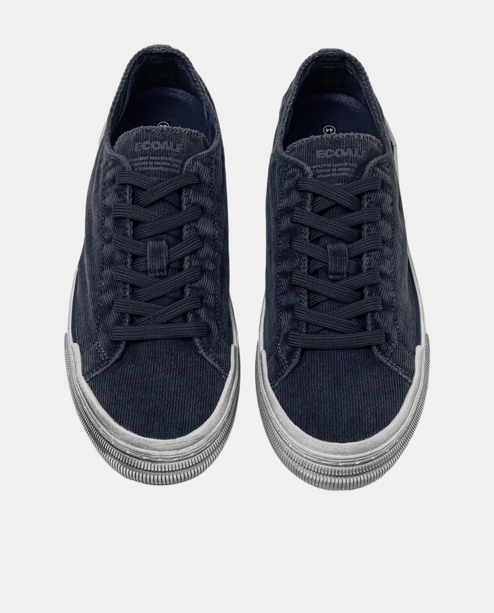 Sapatilhas de Atacadores em Têxtil Pg Strenk Sneaker Man Corduroy Azul-marinho-2