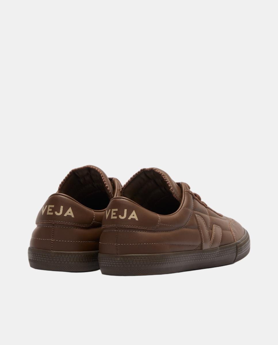 Sapatilhas de Pele Modelo Panenka Signature Castanho-chocolate-2