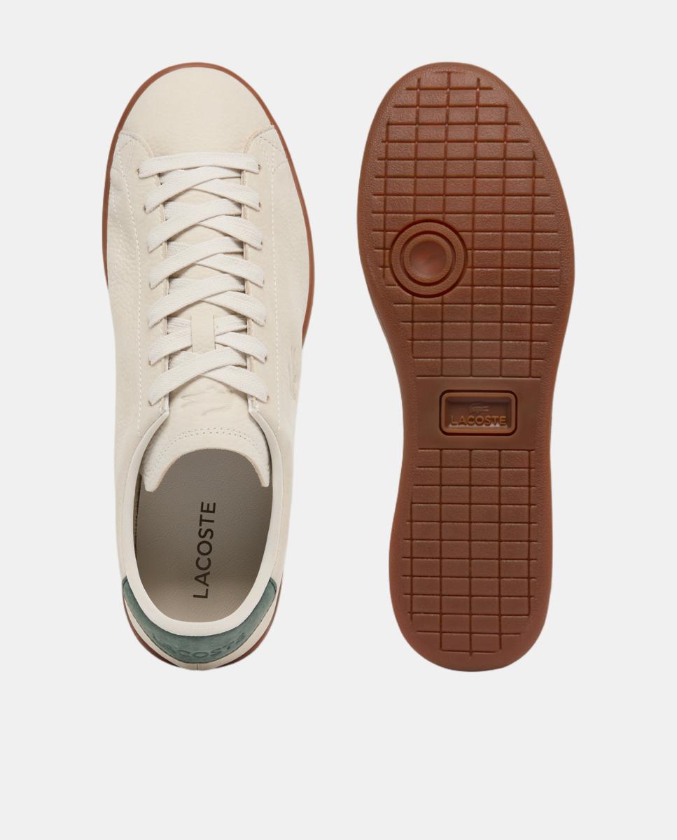 Zapatillas de hombre Carnaby Set de piel - Lacoste - Natural Natural-4