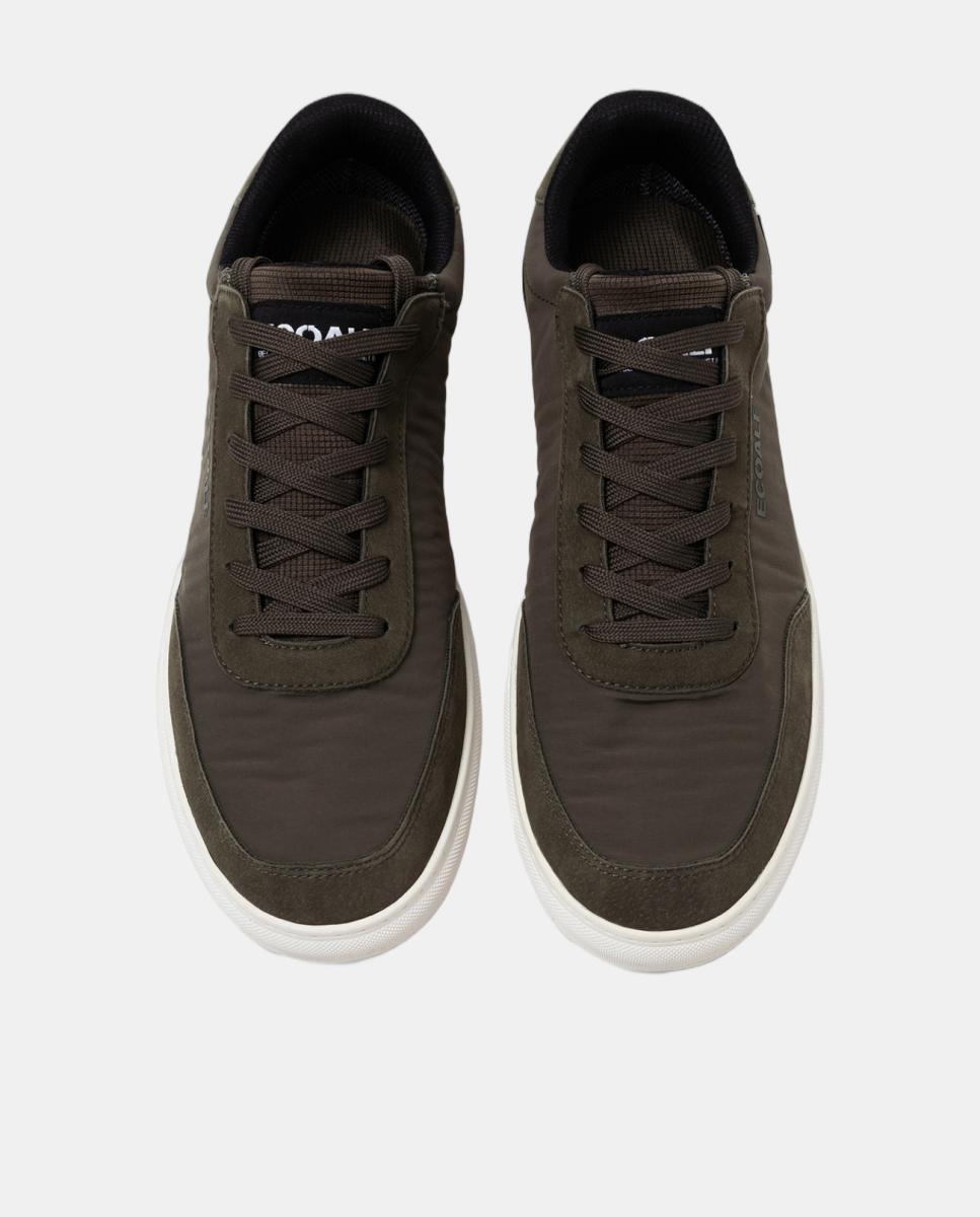 Deportivo de hombre casco cordones textil pglyon sneaker man - Ecoalf - Verde militar Verde militar-2