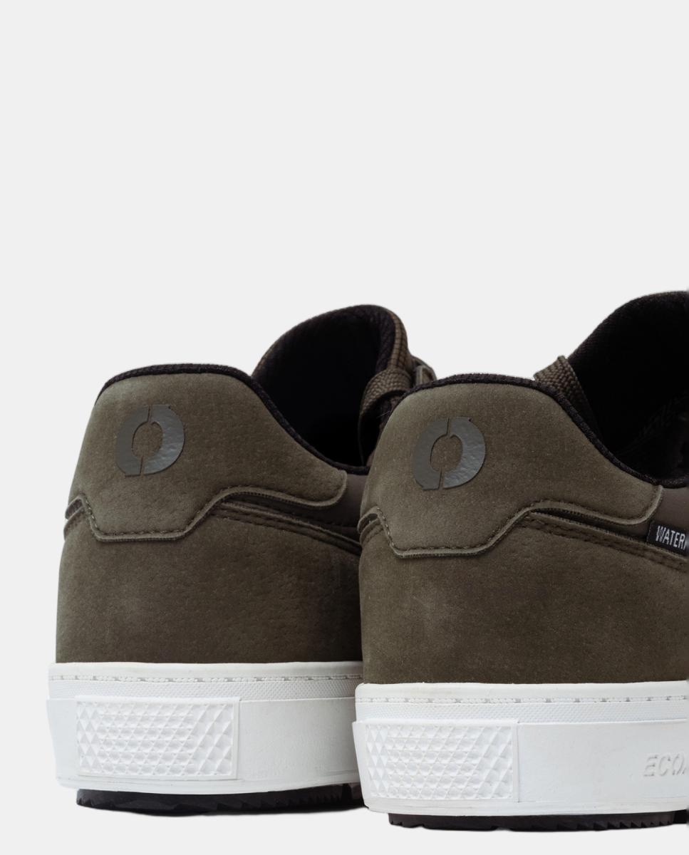 Deportivo de hombre casco cordones textil pglyon sneaker man - Ecoalf - Verde militar Verde militar-5