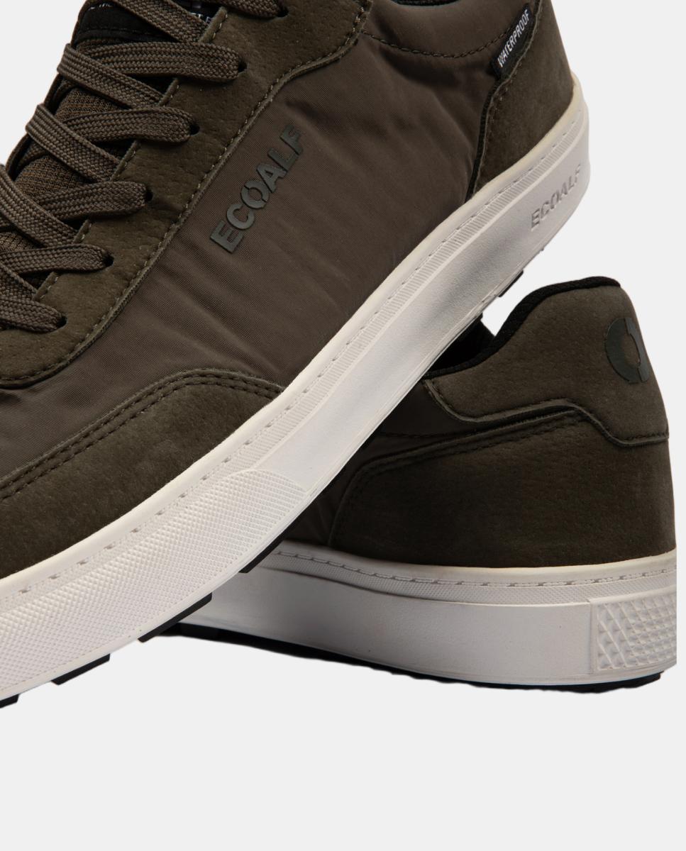 Deportivo de hombre casco cordones textil pglyon sneaker man - Ecoalf - Verde militar Verde militar-7