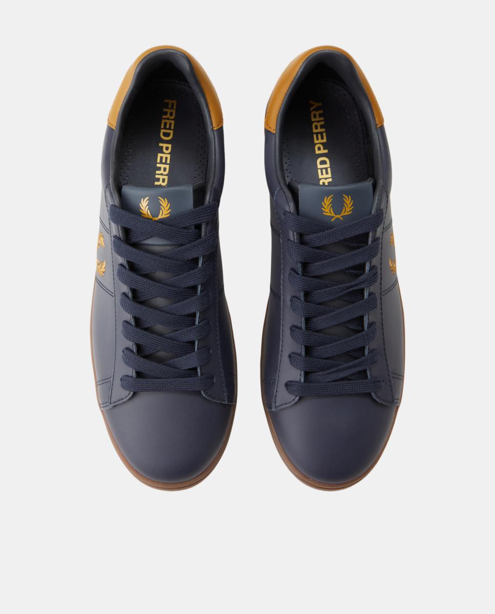 Zapatilla hombre spencer leather - Fred Perry - Azul marino Azul marino-2