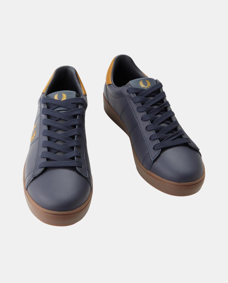 Zapatilla hombre spencer leather - Fred Perry - Azul marino Azul marino-5