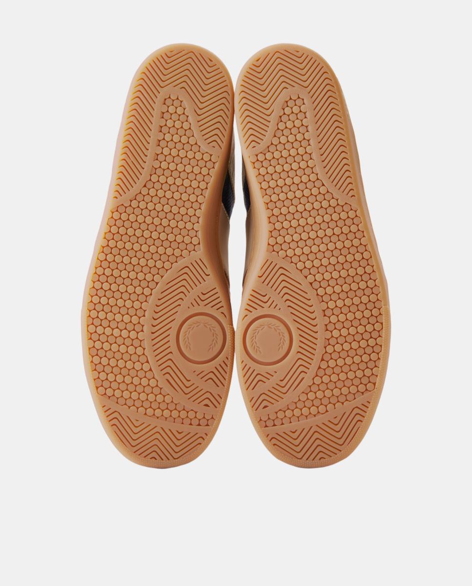Zapatilla hombre b725 leather/suede - Fred Perry - Beige Beige-4