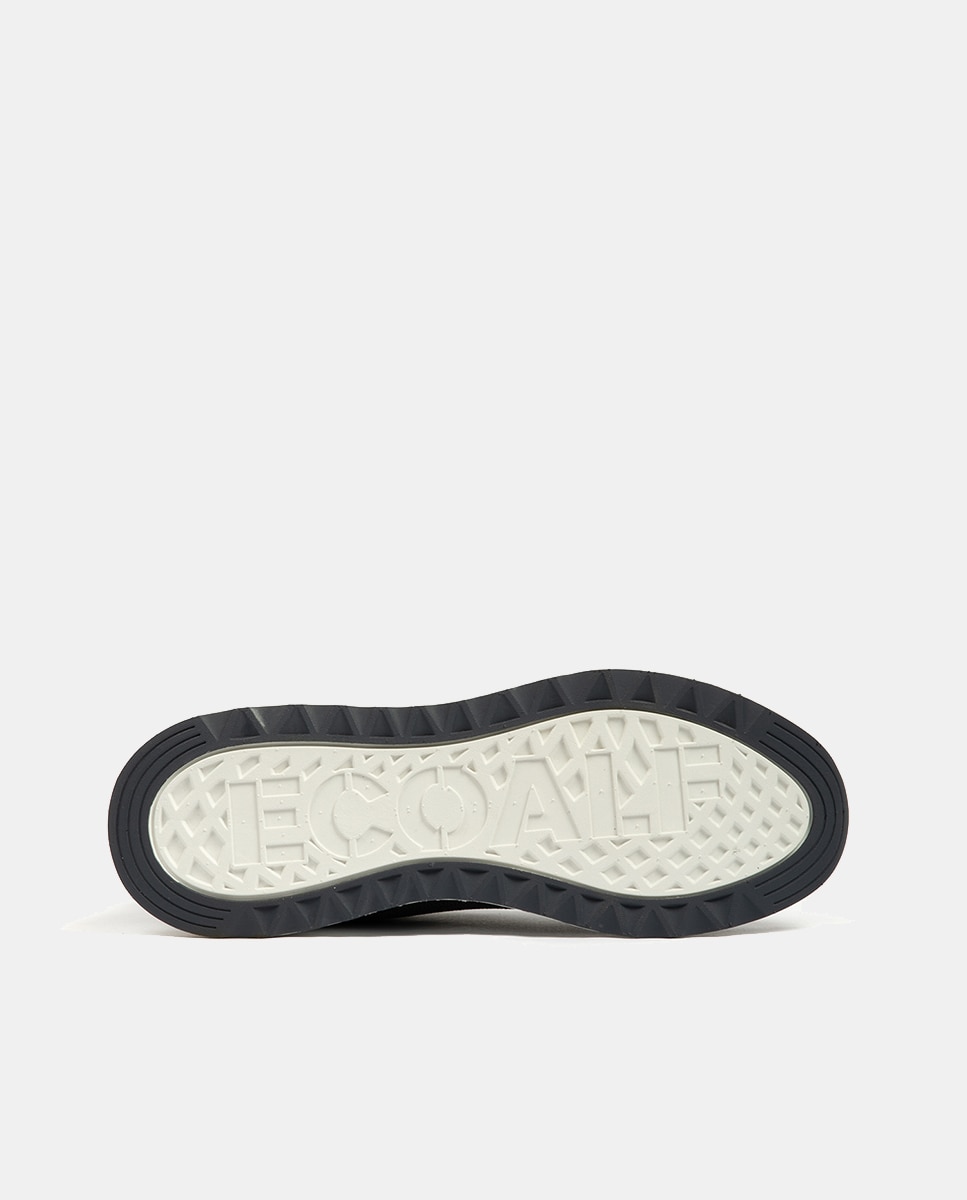 Sapatilhas Modelo Condeknit 60% Poliéster Reciclado, 25% Poliéster e 15% Elastano Cinzento-3