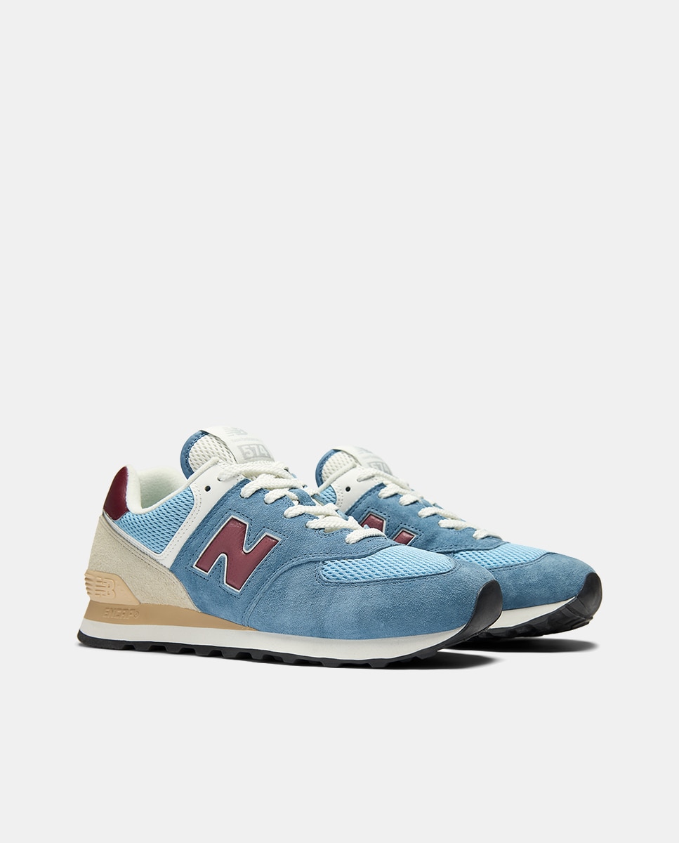 Sapatilhas Casual de Homem 574 Azul-3