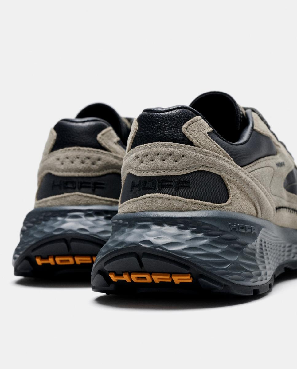 Imagen 5 de Zapatillas de mujer en piel bajas con suela de goma - Hoff - Grises Grises