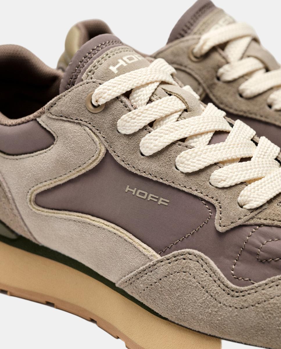 Zapatillas de mujer en piel bajas con suela de goma - Hoff - Verde Oliva Verde Oliva-3