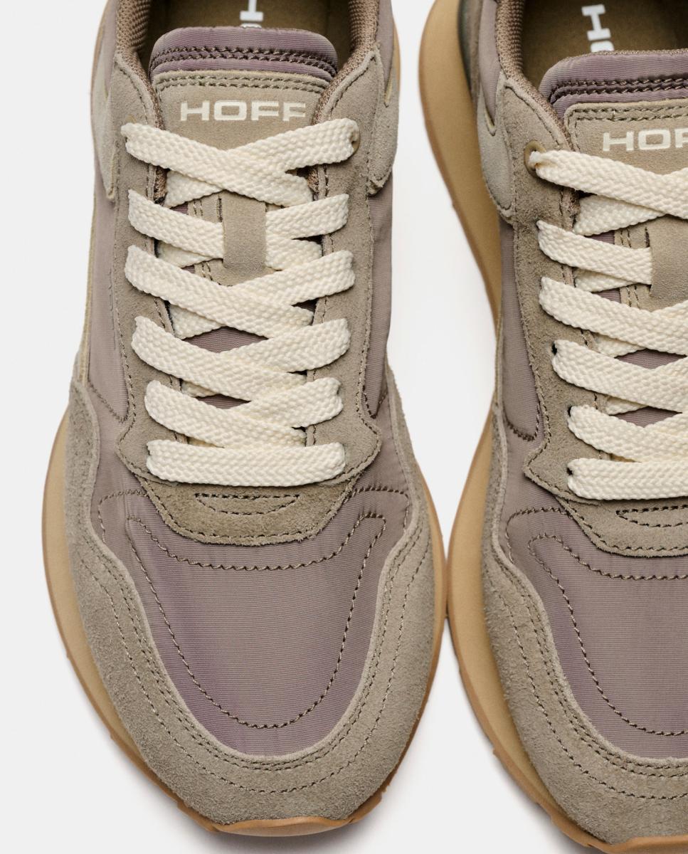 Zapatillas de mujer en piel bajas con suela de goma - Hoff - Verde Oliva Verde Oliva-4
