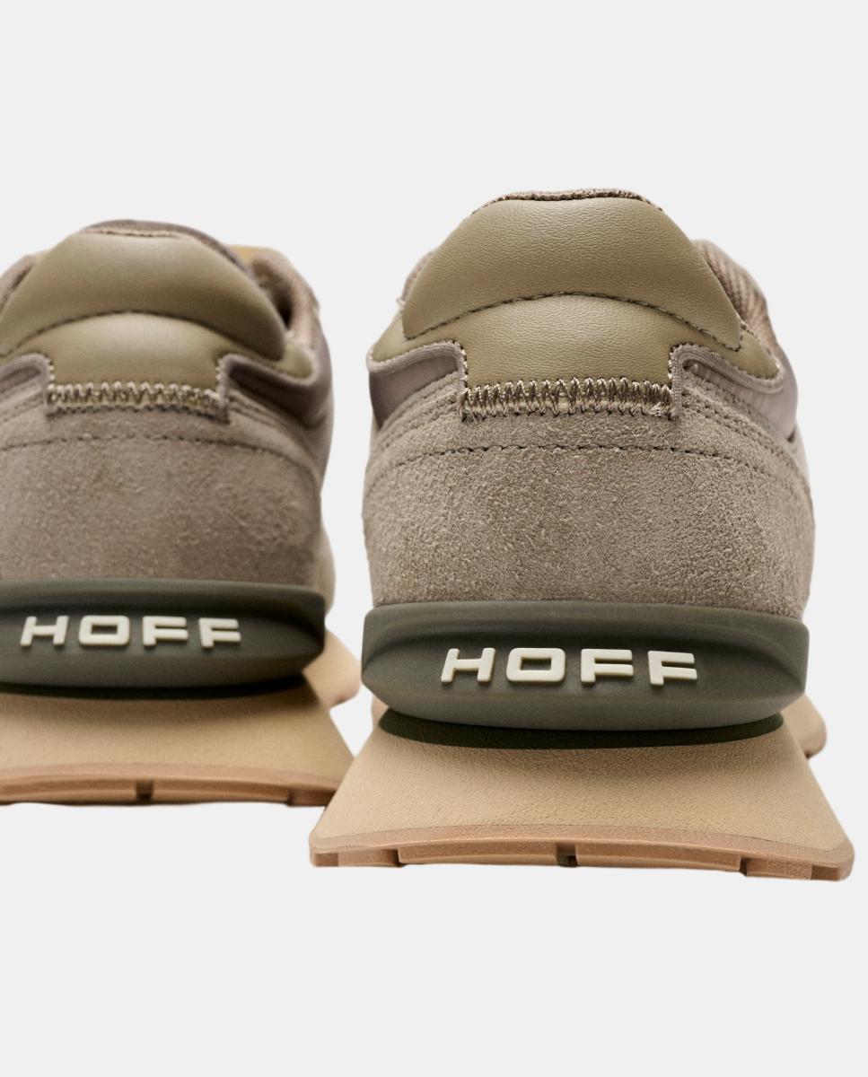Zapatillas de mujer en piel bajas con suela de goma - Hoff - Verde Oliva Verde Oliva-5