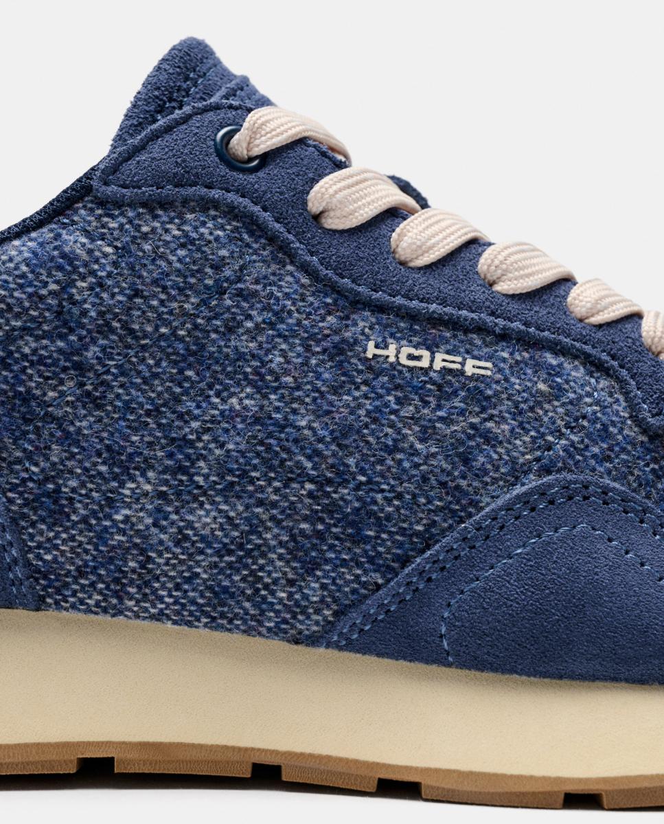 Zapatillas de caballero en piel bajas con suela de goma - Hoff - Azul oscuro Azul oscuro-3
