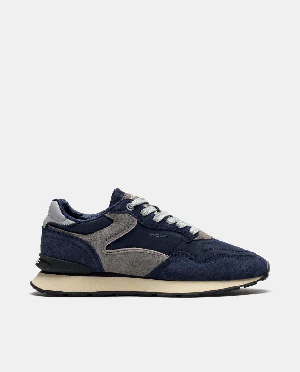 Zapatillas de caballero en piel bajas con suela de goma - Hoff - Azul oscuro Azul oscuro-1