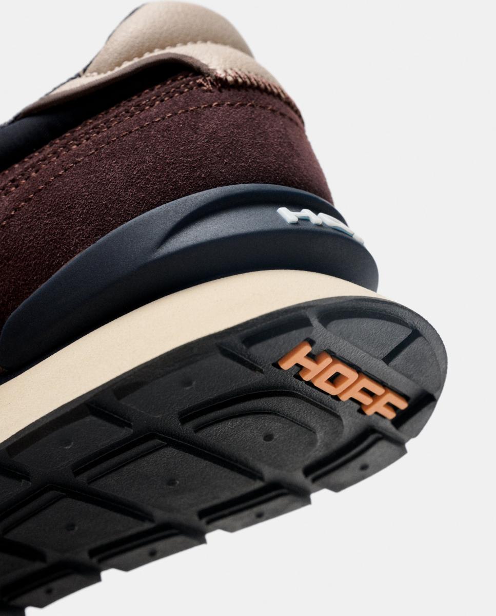 Zapatillas de caballero en piel bajas con suela de goma - Hoff - Marrón Marrón-4
