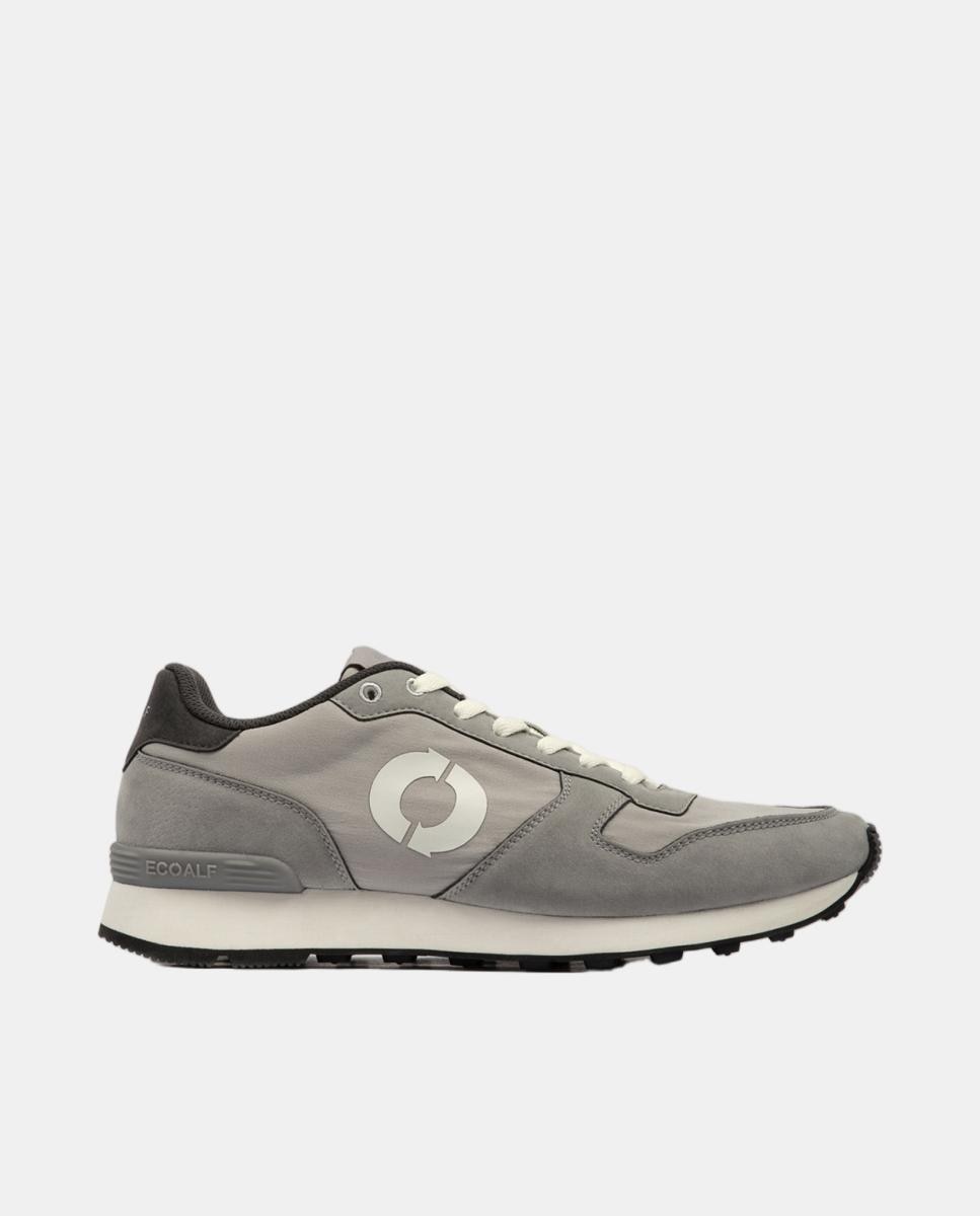 Zapatilla modelo UCLA de hombre 100% poliamida reciclada - Ecoalf - Gris ceniza Gris ceniza-1