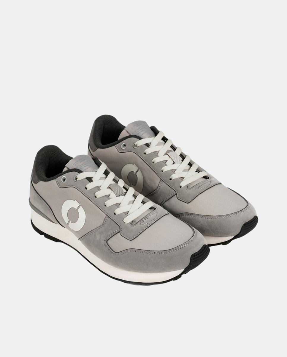 Zapatilla modelo UCLA de hombre 100% poliamida reciclada - Ecoalf - Gris ceniza Gris ceniza-3