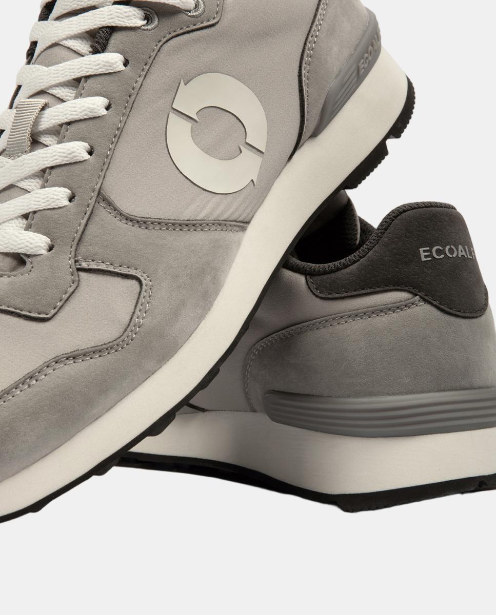 Zapatilla modelo UCLA de hombre 100% poliamida reciclada - Ecoalf - Gris ceniza Gris ceniza-7