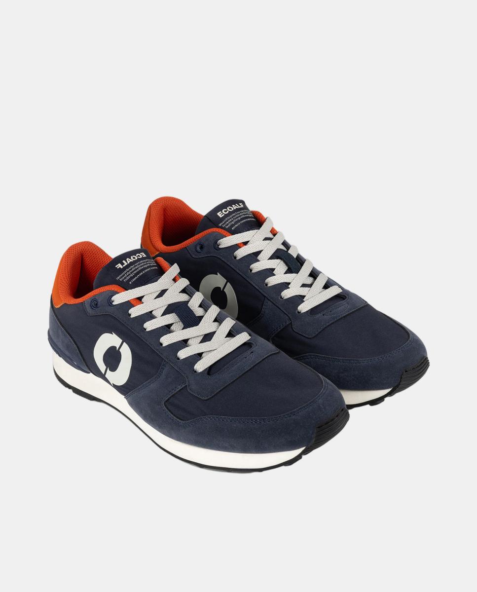 Zapatilla modelo UCLA de hombre 100% poliamida reciclada - Ecoalf - Azul marino Azul marino-3