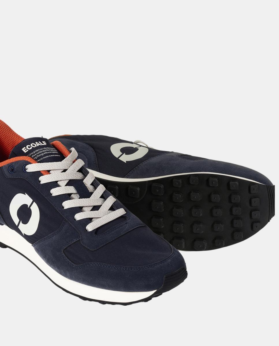 Zapatilla modelo UCLA de hombre 100% poliamida reciclada - Ecoalf - Azul marino Azul marino-6