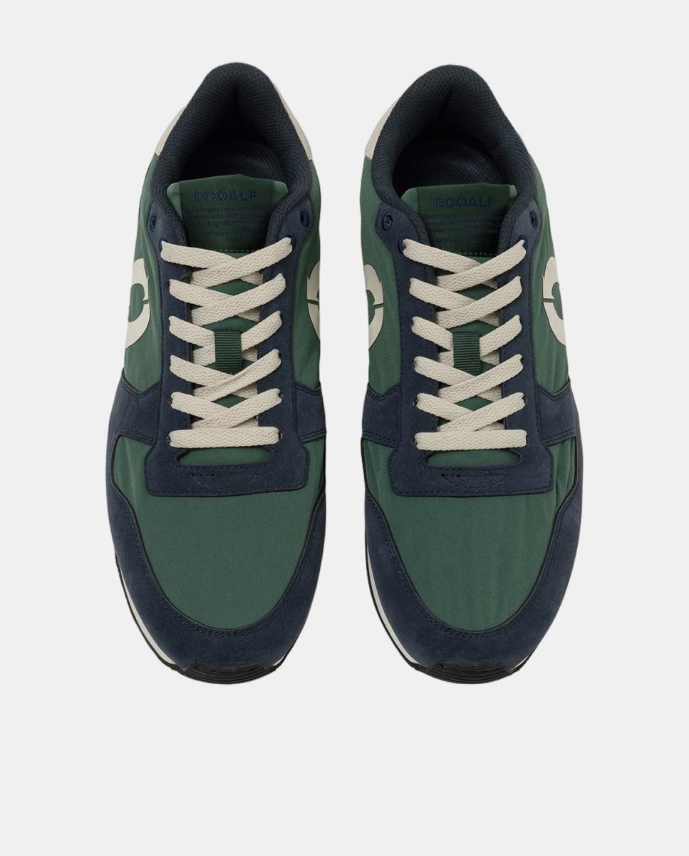 Zapatilla modelo UCLA de hombre 100% poliamida reciclada - Ecoalf - Verde Bosque Verde Bosque-2