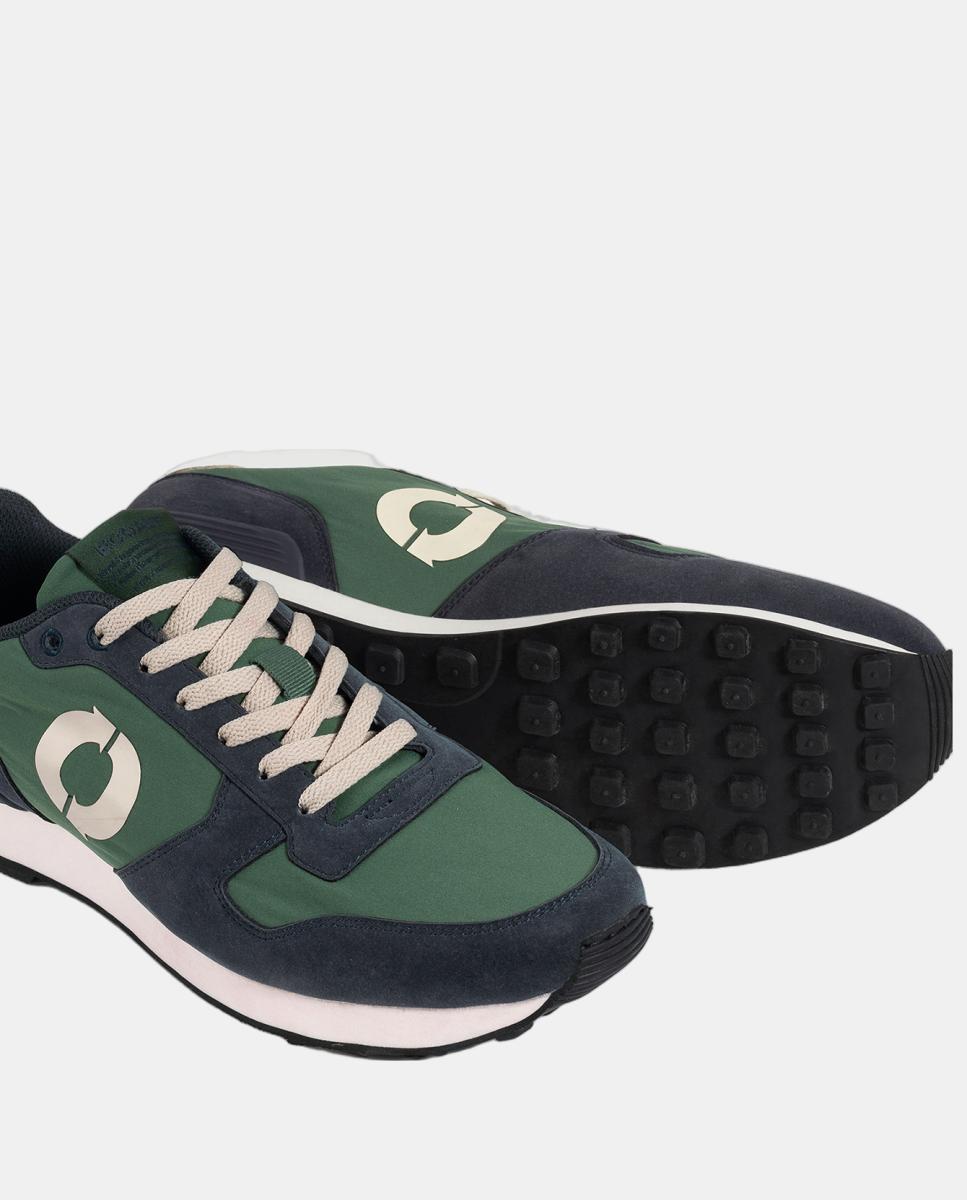 Zapatilla modelo UCLA de hombre 100% poliamida reciclada - Ecoalf - Verde Bosque Verde Bosque-6