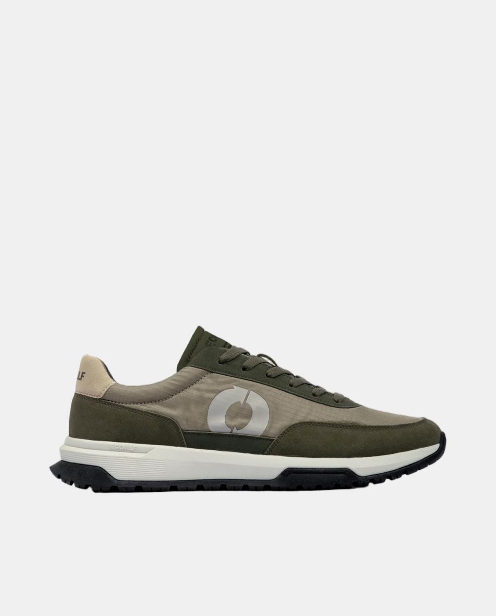 Imagen 1 de Zapatilla modelo venturaalf de hombre 100% poliester reciclado. - Ecoalf - Verde militar Verde militar