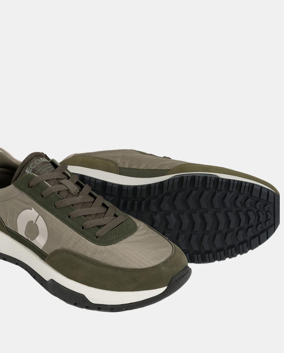 Imagen 5 de Zapatilla modelo venturaalf de hombre 100% poliester reciclado. - Ecoalf - Verde militar Verde militar
