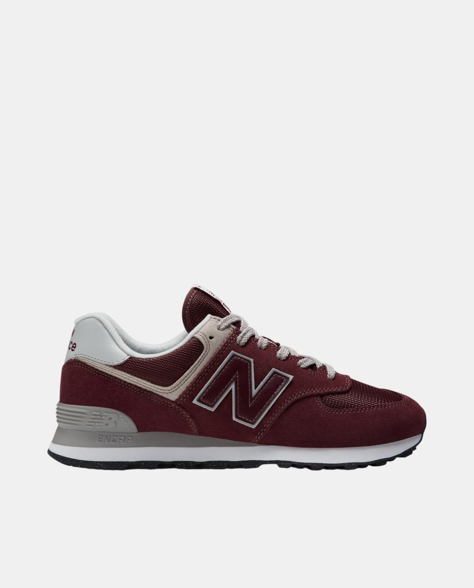 Zapatillas casual hombre 574 clasica New Balance - Rojo Granate Rojo Granate-1