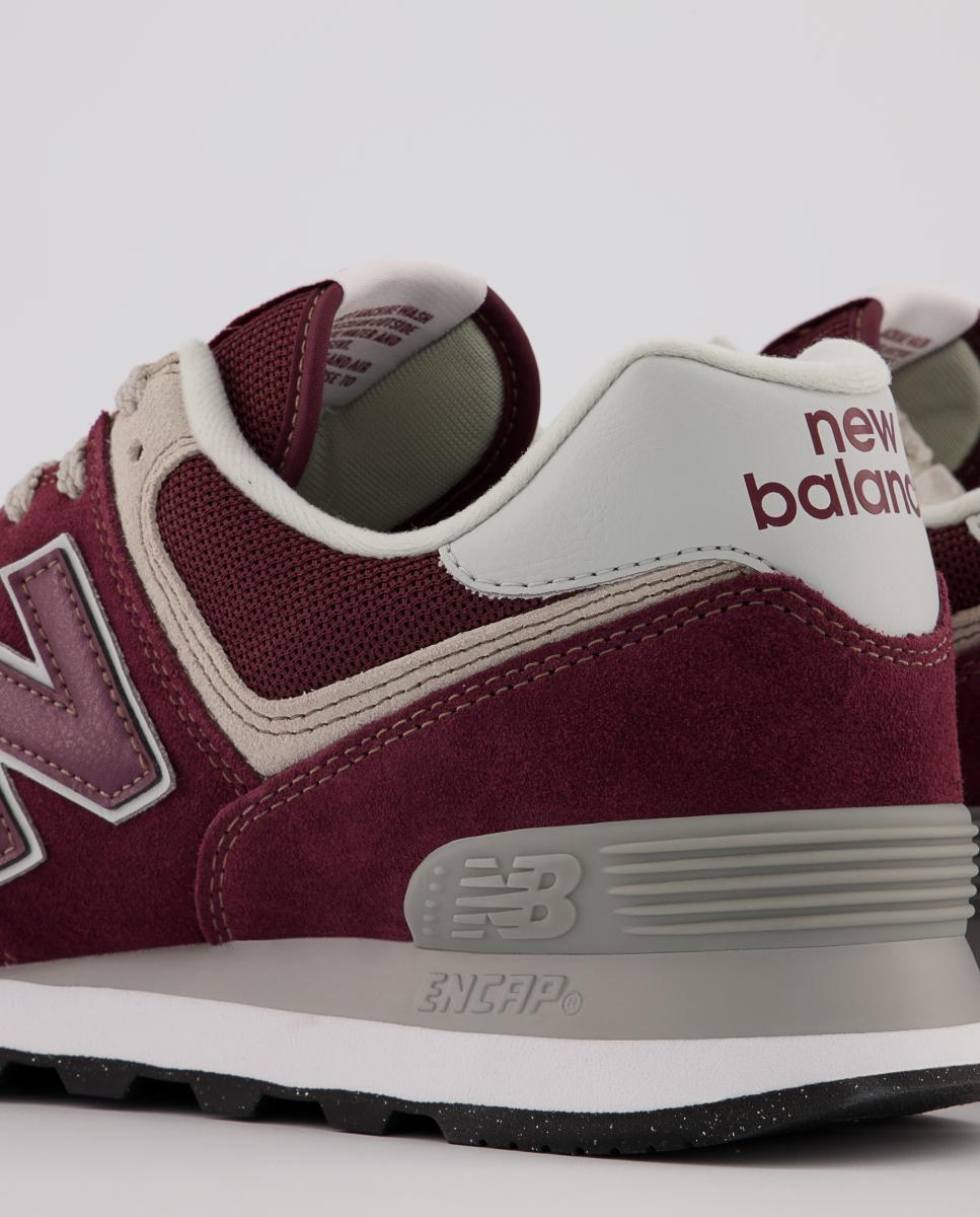 Zapatillas casual hombre 574 clasica New Balance - Rojo Granate Rojo Granate-7