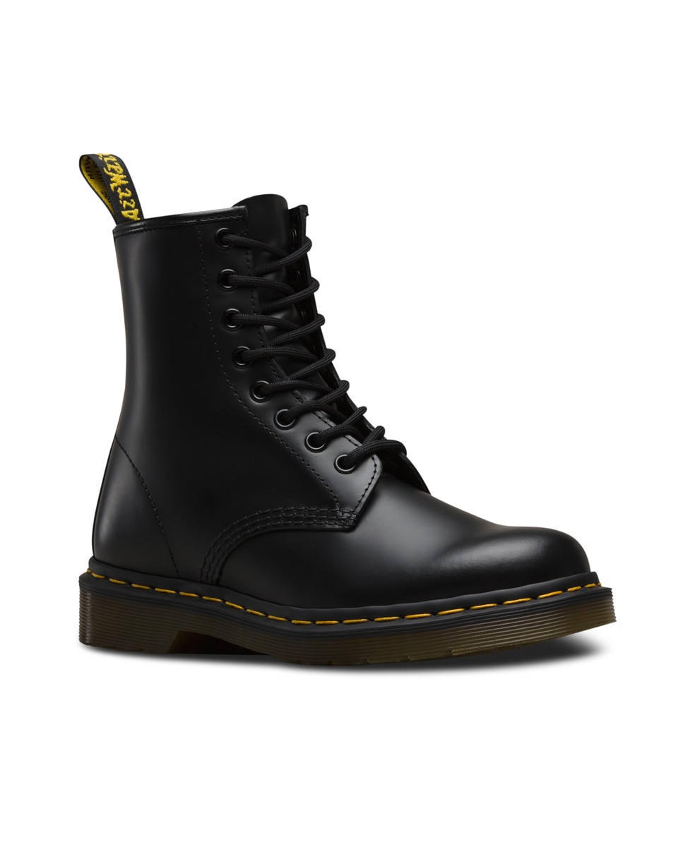 Botas 1460 em Pele Preto-2